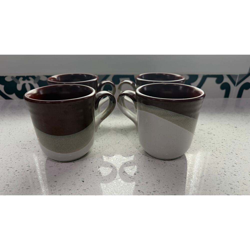 Set Of 4 Noritake Stoneware SIERRA Mug / Coffee / Tea Cups - #8658 Japan